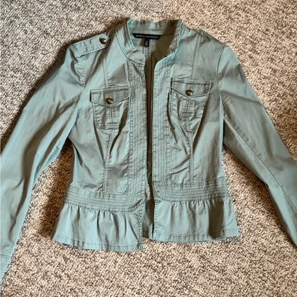 White House Black Market Utility Jacket - Picture 1 of 4